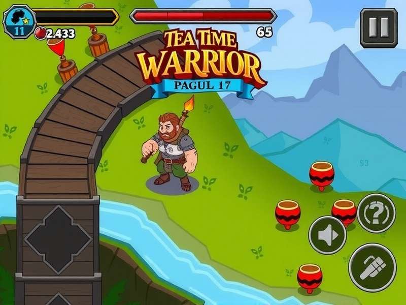 Tea Time Warrior Game Screenshot